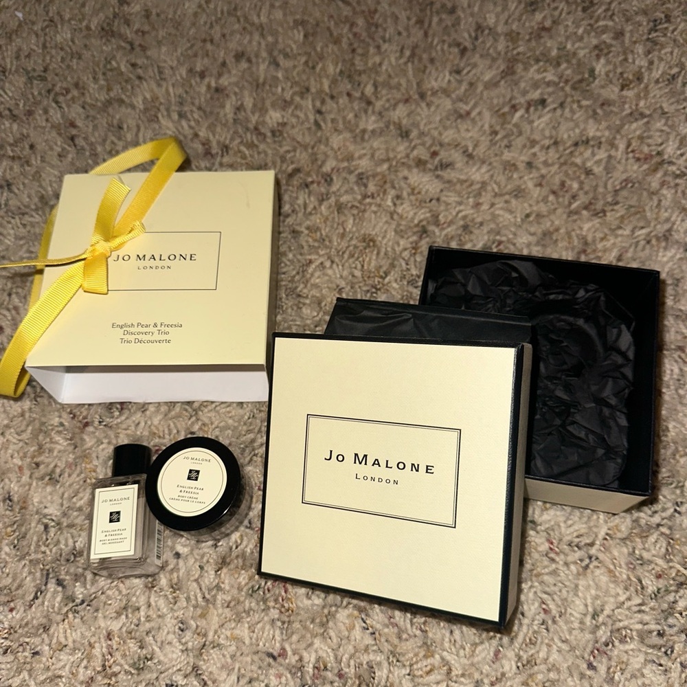 3 piece Jo Malone skincare bundle mini 🖤🤍✨